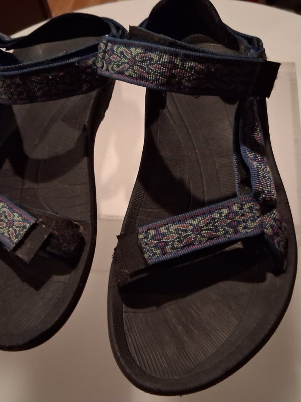 Teva Women’s Size 7 Multicolor Sport Hiking Sandals Adjustable Straps 6471 Boho - Picture 5 of 10